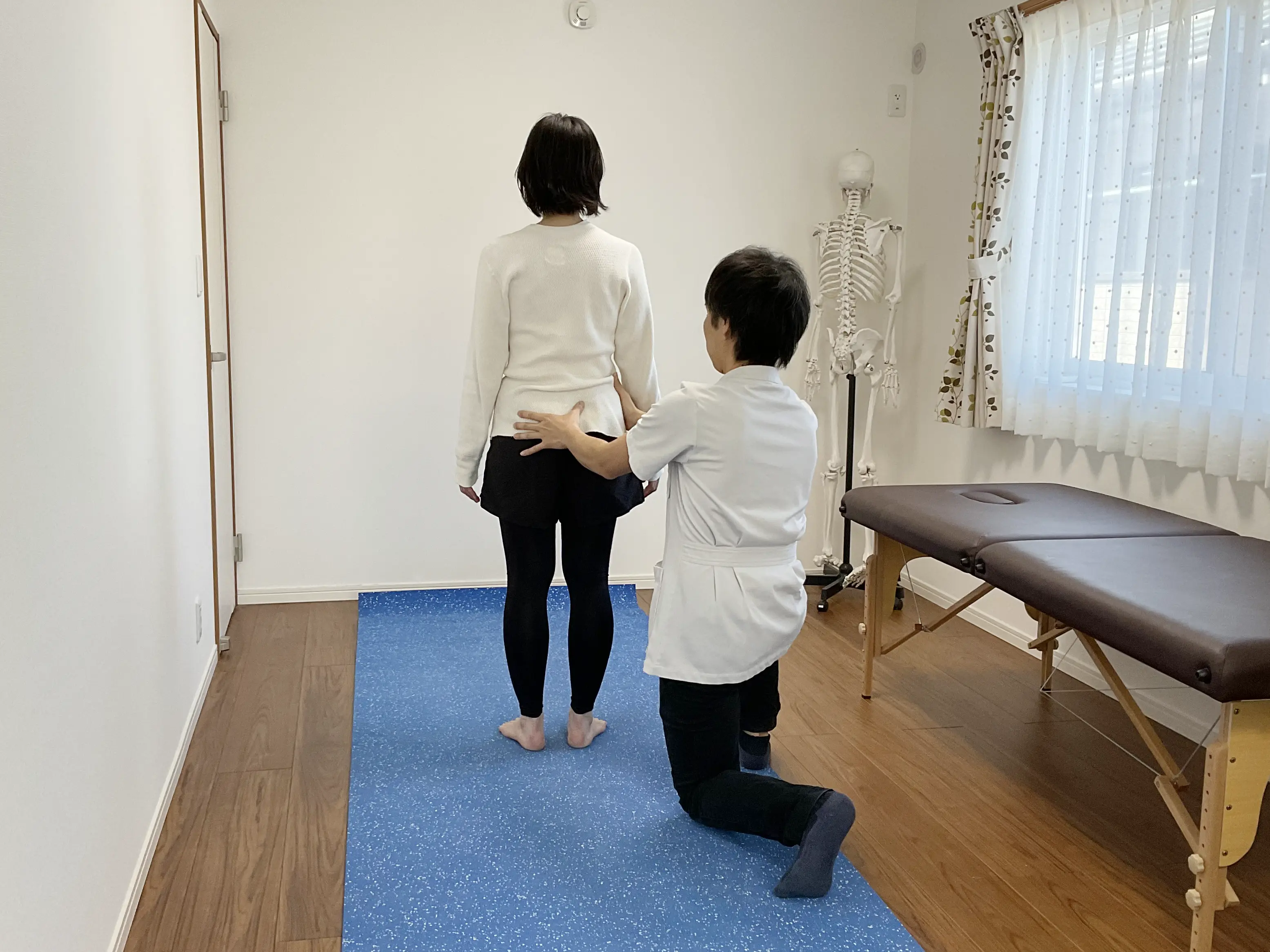 インソール作製の問診・検査